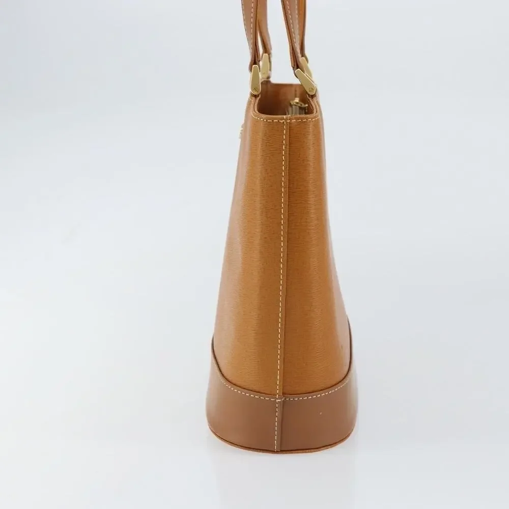Burberry Leather Tote Bag Brown
